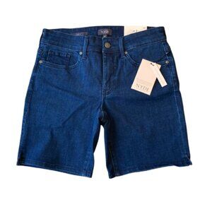 NYDJ Ella Denim Shorts Stretch Slimming Women's 6P PETITE Arise 2874 NWT